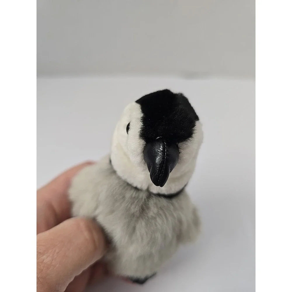 Folkmanis Emperor Penguin Mini Finger Puppet Plush 4 Inch Stuffed Animal Toy